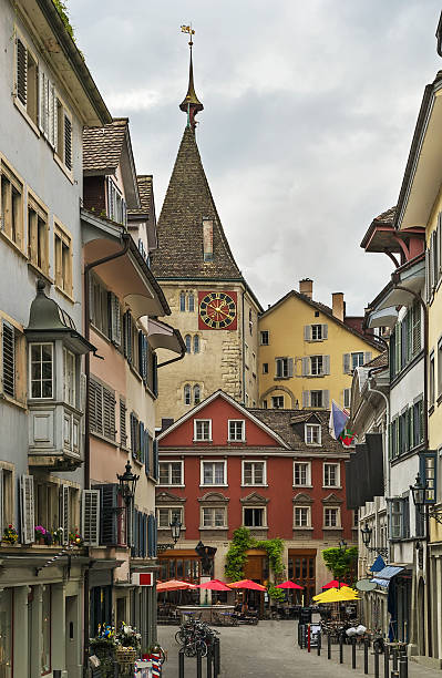 istock Street in Zurich 497345183