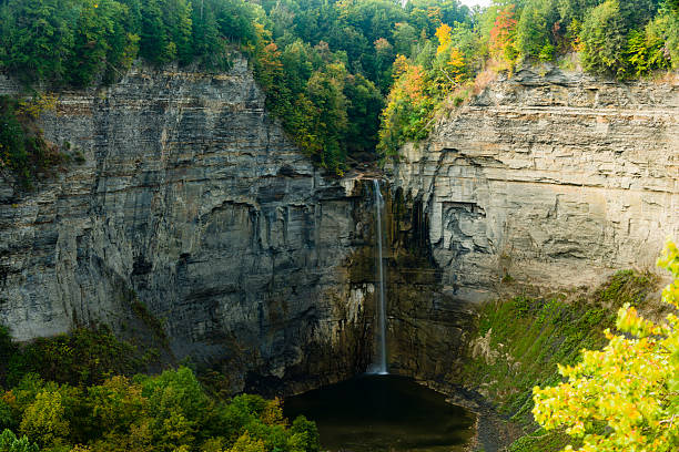 istock Waterfall at Taughannock Falls State Park, New York 497345552
