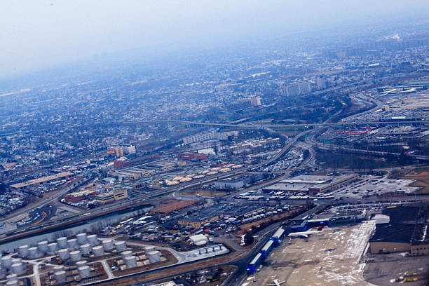 New York, JFK. Aerial photo.