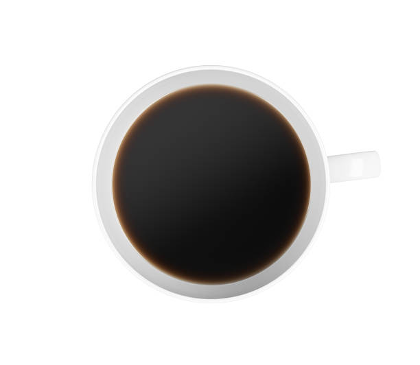 istock Top view of a cup of coffee 497346996