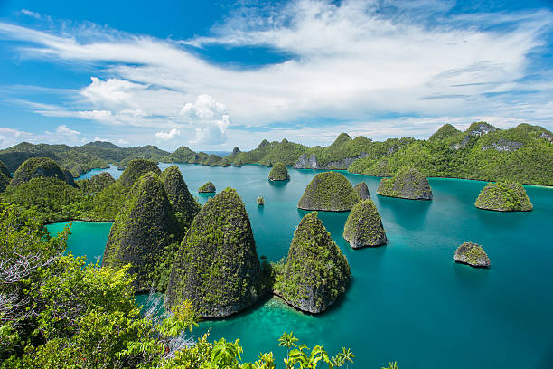 Beautiful uninhabited island