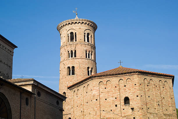 istock Italy. Ravenna. Round bell tower 497348950