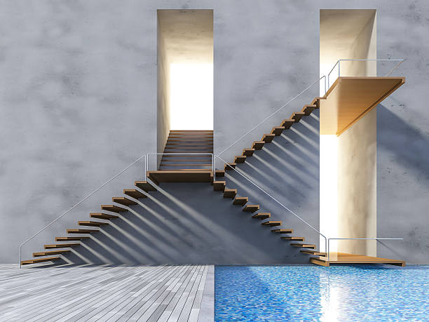 istock 3ds wooden stair 497349520