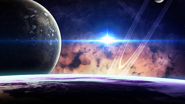 istock Beautiful fantastic planets in space. Elements of this image furnished 497351318