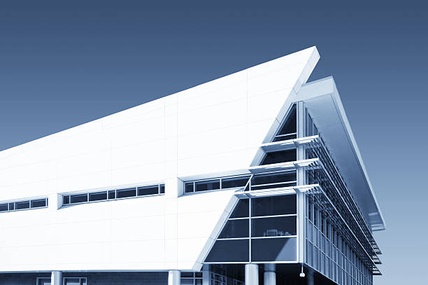 istock Futuristic Corporate Glass and Steel Building 497351634