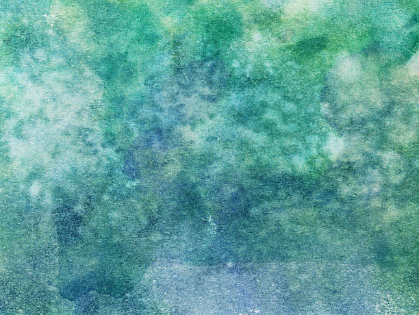 istock Mottled green texture with hues of blue and green 497354500