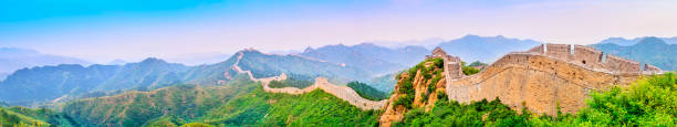 a grande muralha da china - simatai imagens e fotografias de stock
