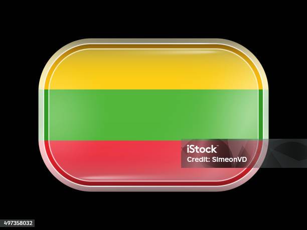 Myanmar Variant Flag Rectangular Shape With Rounded Corners Stock Illustration - Download Image Now