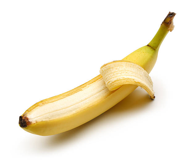 istock Bunch bananas and Peeled Banana 497358058