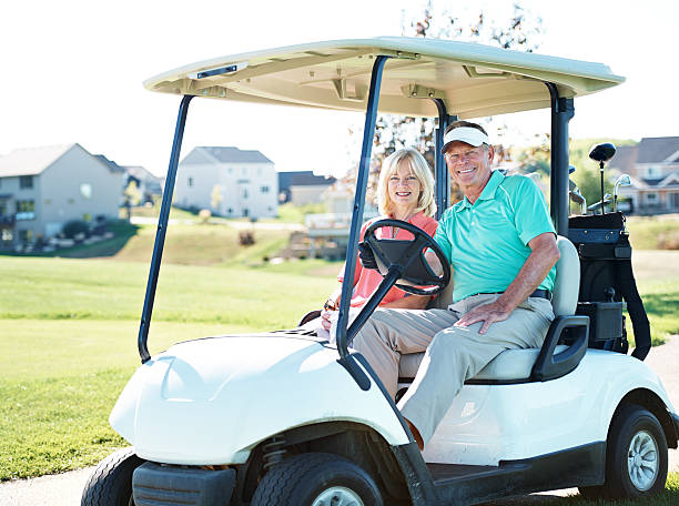 istock Enjoying a round in comfort 497370201
