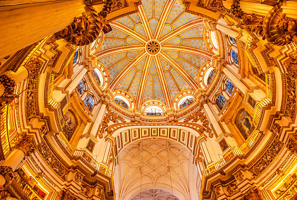 istock Basilica Dome Stained Glass Cathedral Andalusia Granada Spain 497370411