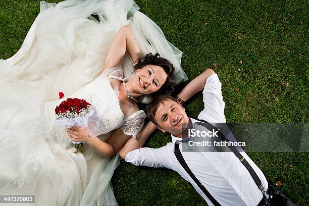 Wedding Couple Stock Photo - Download Image Now - Adult, Adults Only, Below