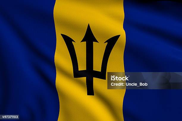 Bandeira De Barbados - Fotografias de stock e mais imagens de Atividade - Atividade, Bandeira, Barbados