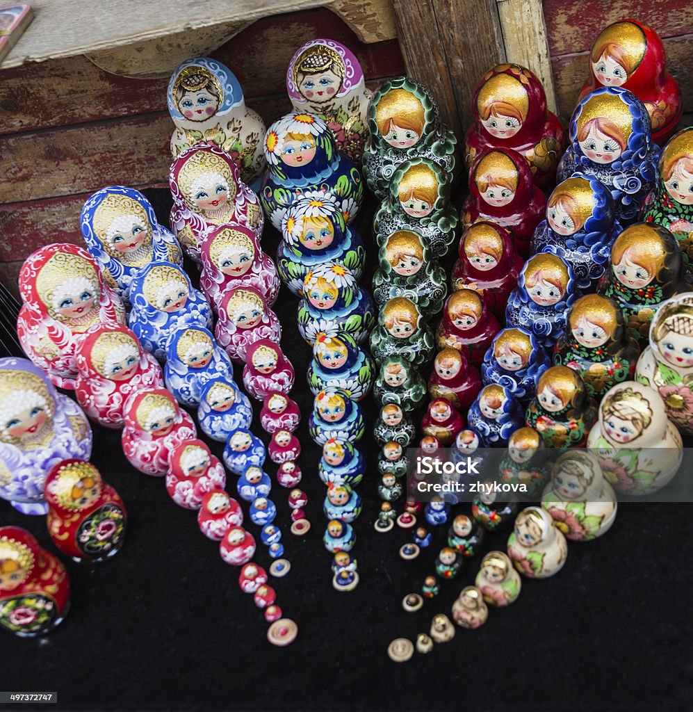 matrioshka - Foto stock royalty-free di Bambola - Giocattolo