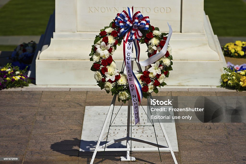 Tomb of the Unkown Soldier Arlington National Cemetery, Washington D.C. Washington DC, USA - May 5, 2013: Tomb of the Unkown Soldier Arlington National Cemetery, Washington D.C. Amphitheater Stock Photo