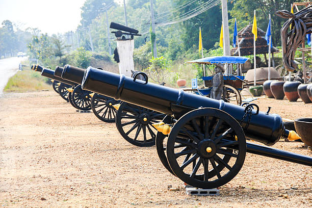 cannon, tailândia - american civil war us military old horizontal - fotografias e filmes do acervo