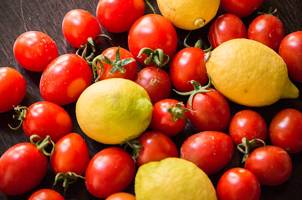 Red and Yellow, Tomato and Lemons
