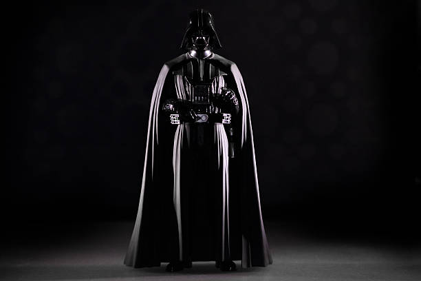 Darth Vader istanbul, Turkey - November 1, 2015: Portrait of  the Star Wars movie character action figure Darth Vader. action figure stock pictures, royalty-free photos & images
