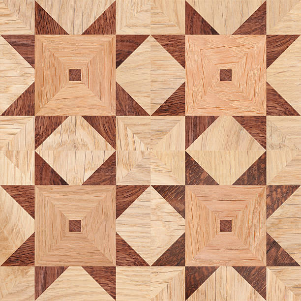 Seamless pattern, fragment of parquet floor stock photo
