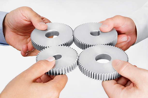 istock Business Partnership Concept with Cog Wheels 497387568