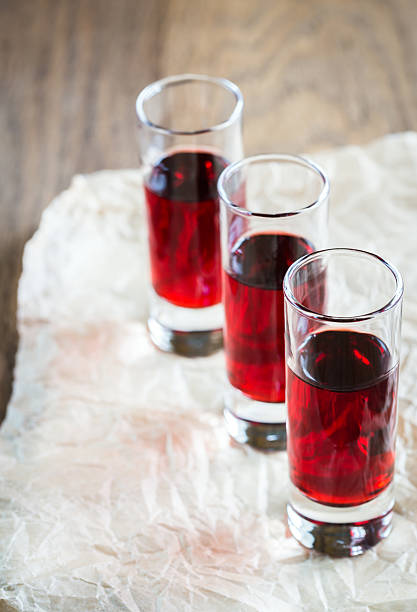 istock Glasses of cherry brandy 497387678