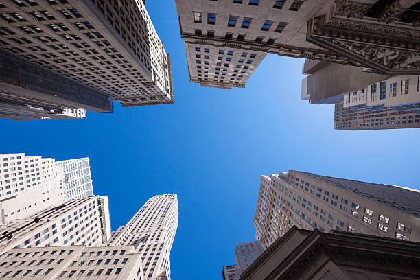 istock Skyscrapers, Wall Street, Lower Manhattan, New York 497387943