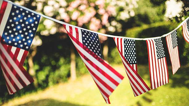 us national holiday pennants http://blogtoscano.altervista.org/nati.jpg   independence day holiday stock pictures, royalty-free photos & images
