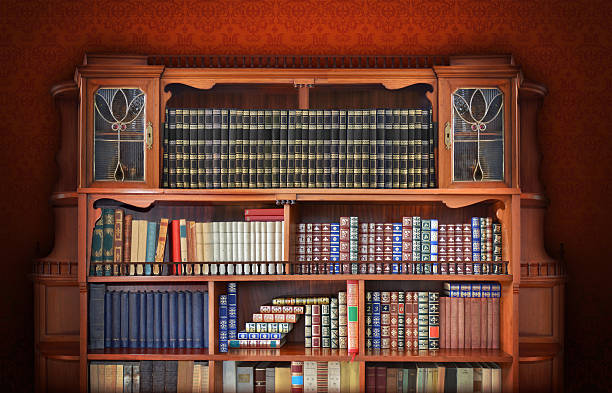 istock Classic library. Antique Furniture 497388179