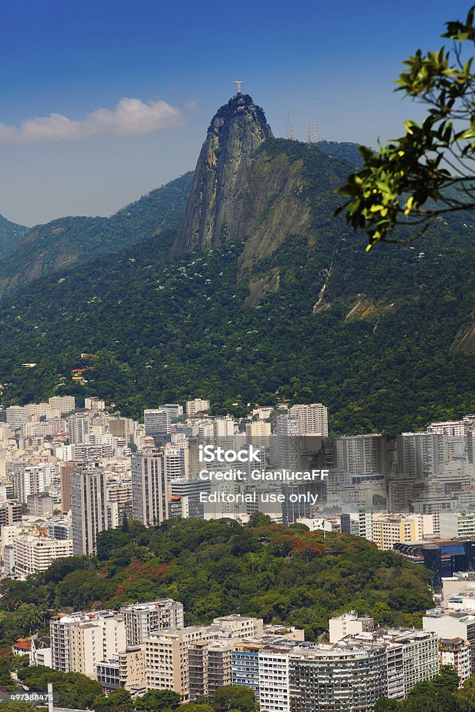 Rio de Janeiro, Brasilien Blick auf Sugarloaf Mountain - Lizenzfrei Abenddämmerung Stock-Foto