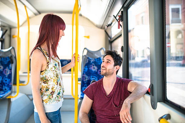 istock Friends talking togetherness on the bus 497388572