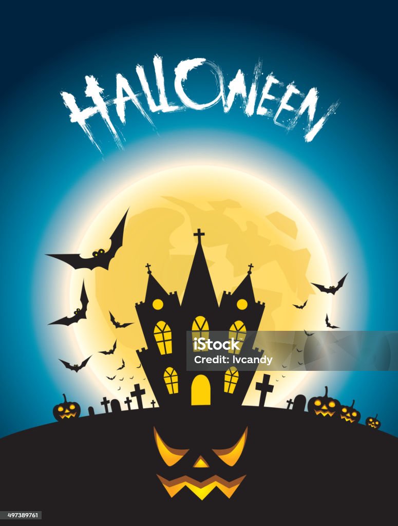 Halloween Gradient and transparent effect used. Halloween stock vector