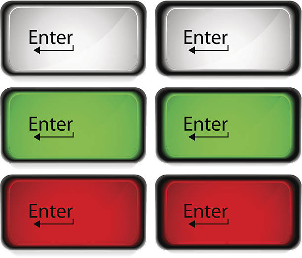 Enter Draw Button 5,200+ Keyboard Enter Button Stock Illustrations, Royalty-Free Vector ...