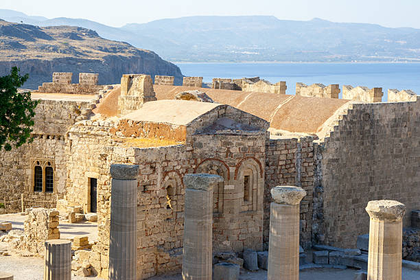 Church of St. John on the ancient Lindos Acropolis, Greece
