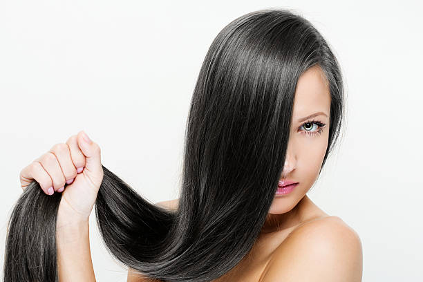istock Woman with beauty long hair 497390611