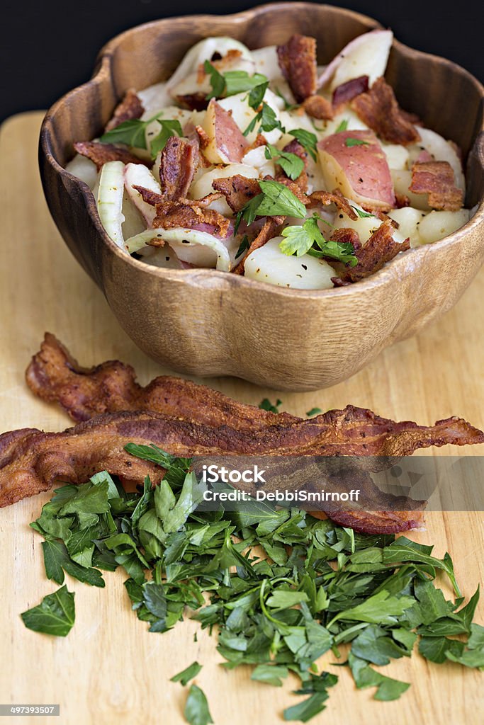 Alemán ensalada de patata - Foto de stock de Ensalada de patata libre de derechos