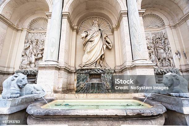 Fontana Del Moses Rome Italy Stock Photo - Download Image Now - Ancient, Antiquities, Architecture