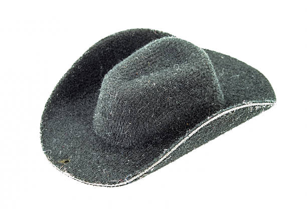 istock Little black hat isolated on white background 497394391