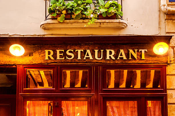istock Restaurant in Paris, France 497394767