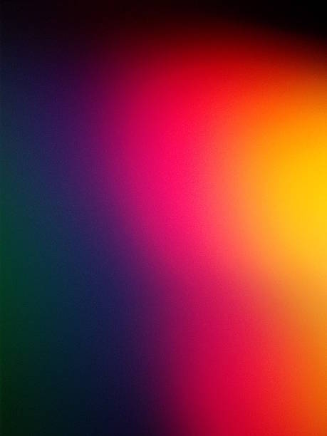 Light Gradient Background in Neon purple and Pink Warmly colored neon blue, purple and yellow light gradient suggesting spirituality, depth of emotion and energy. refraction photos stock pictures, royalty-free photos & images