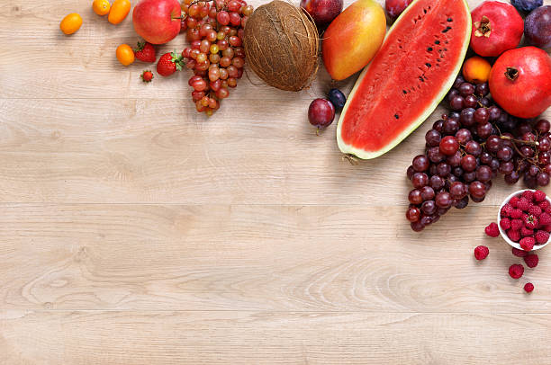 istock Superfood background. Only Fruit 497408390