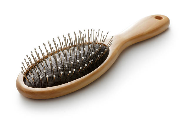 Bath: Hairbrush http://www.stefstef.nl/banners2/bathroom.jpg hairbrush stock pictures, royalty-free photos & images