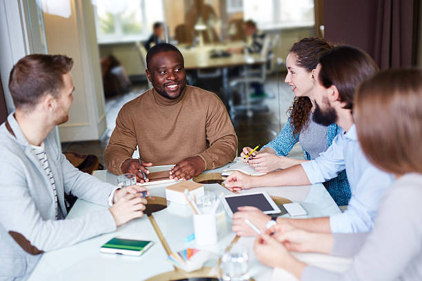istock Meeting of colleagues 497410706