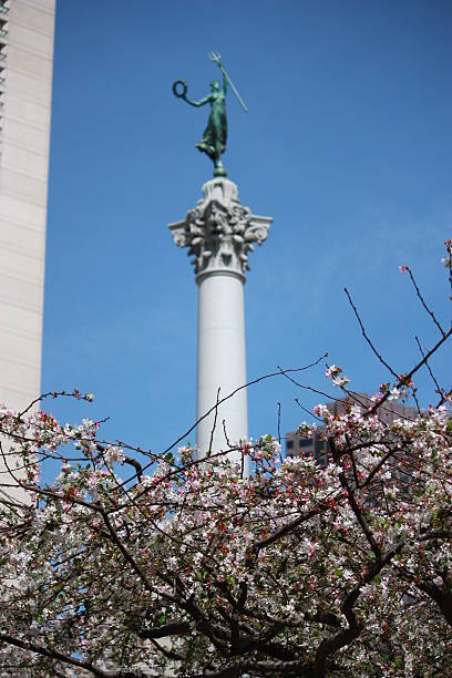 istock Spring Dewey Monument at Union Square in San Francisco, USA 497411200