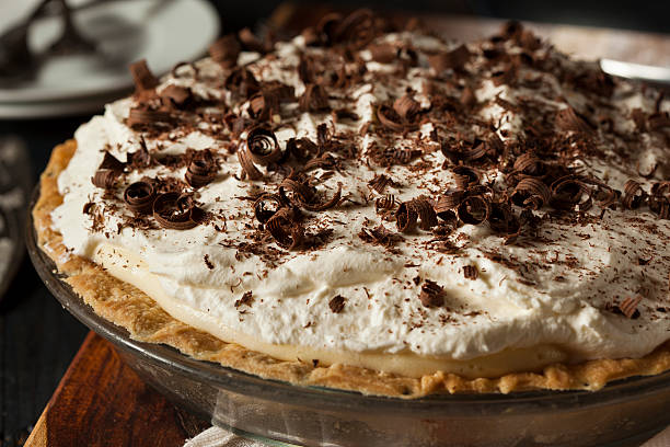 istock Homemade Black Bottom Cream Pie 497411315