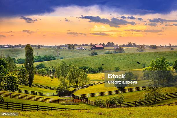 Rural Kentucky Stock Photo - Download Image Now - Kentucky, Farm, Rural Scene