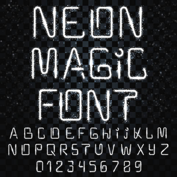 Max Elec Lettering Mc 210+ Magic Numbers Stock Illustrations, Royalty-Free Vector Graphics ...