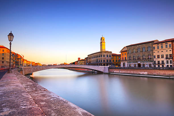 istock Pisa, Arno river, Ponte di Mezzo bridge. Lungarno view. Tuscany, Tuscany, 497422980