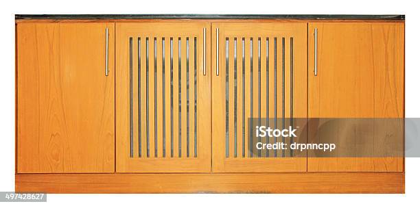 Wooden Cabinet Doors And Handles Stock Photo - Download Image Now - Accessibility, Architecture, Brown