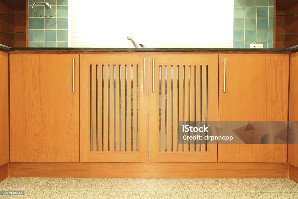 Wooden cabinet Accessibility Stock Photo