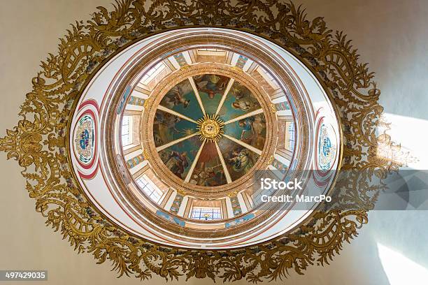 Ceiling In Cathedral Of Saint Mary In Tarragona Spain Stock Photo - Download Image Now